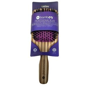 Tiri Professional Bamboo Boar Hair‎ Brush NWT